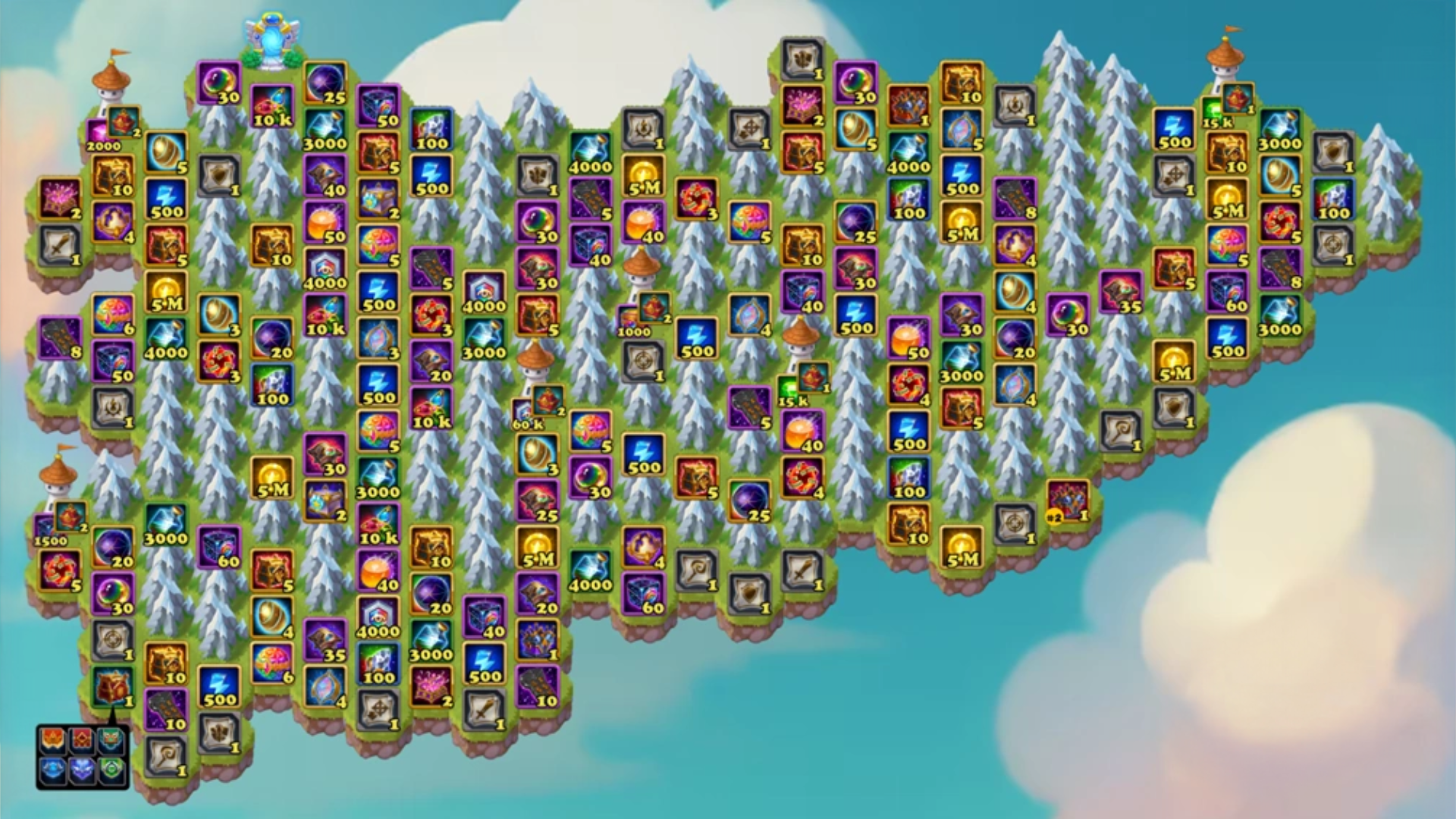 Carte du jeu Hero Wars