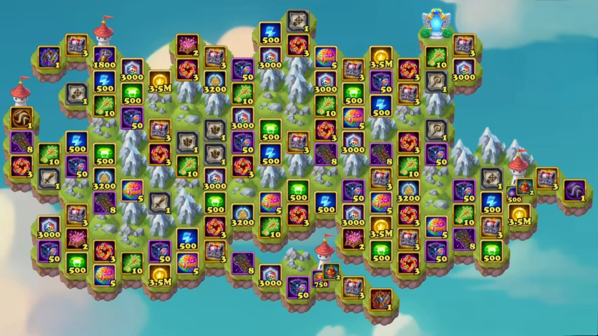 Carte du jeu Hero Wars